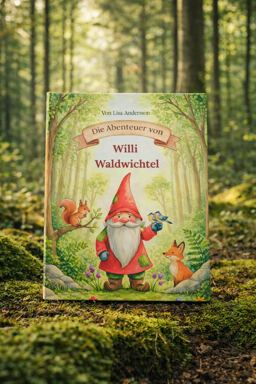 Kinderbuch Die Abenteuer von Willi Waldwichtel von der bindungsorientierten Familienbegleiterin Lisa Kim Andersson